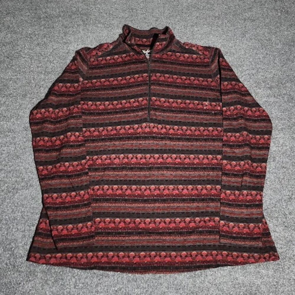 Women's Woolrich 1/2 Zip Pullover Top Size XL